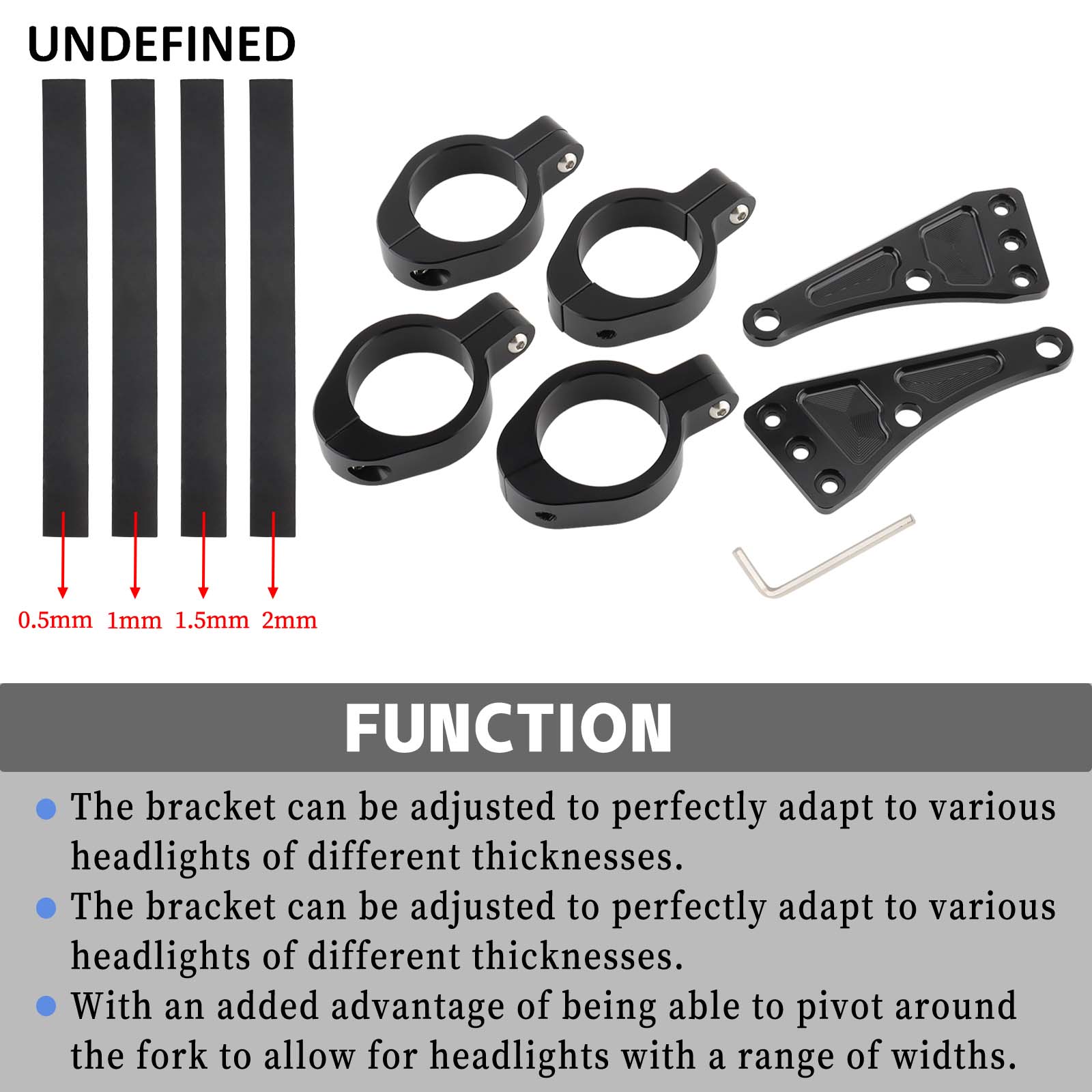 33mm-58mm Headlight Bracket Mo - Outdoor Power Usa recension och pris