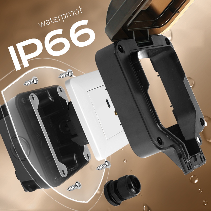 Avoir IP66 Wall Waterproof Soc - Outdoor Power Usa recension och pris