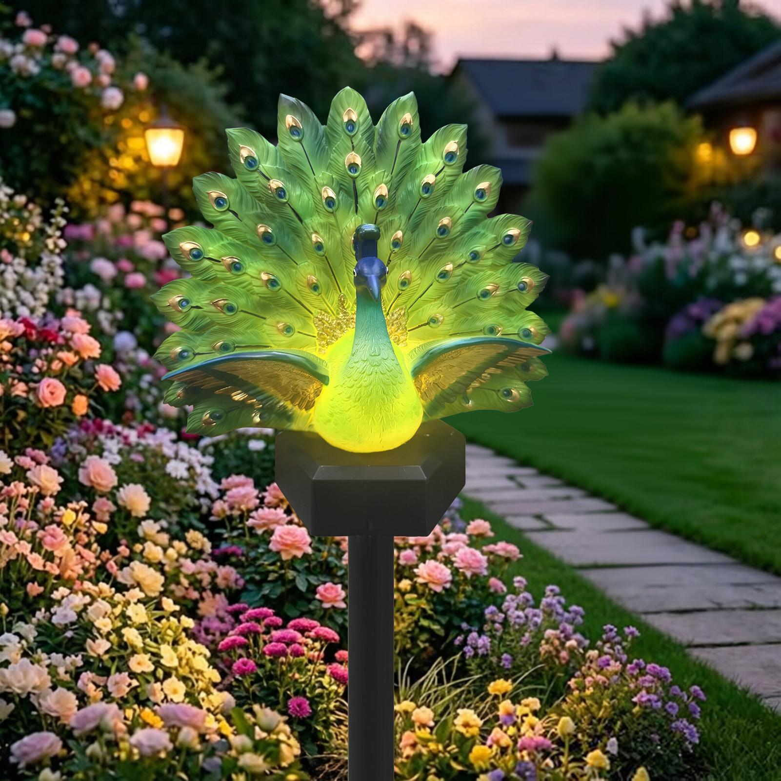 Solar Bird Yard Decorations So - Outdoor Yard Power Stake recension och pris