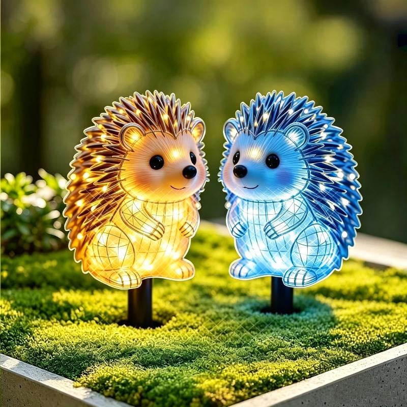 2D Waterproof Solar Powered He - Outdoor Yard Power Stake recension och pris