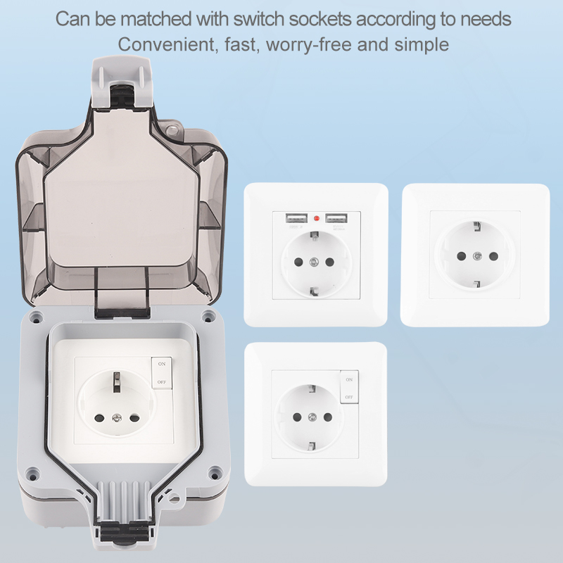 IP66 Outdoor Weatherproof 16A  - Power Switch Outdoor recension och pris