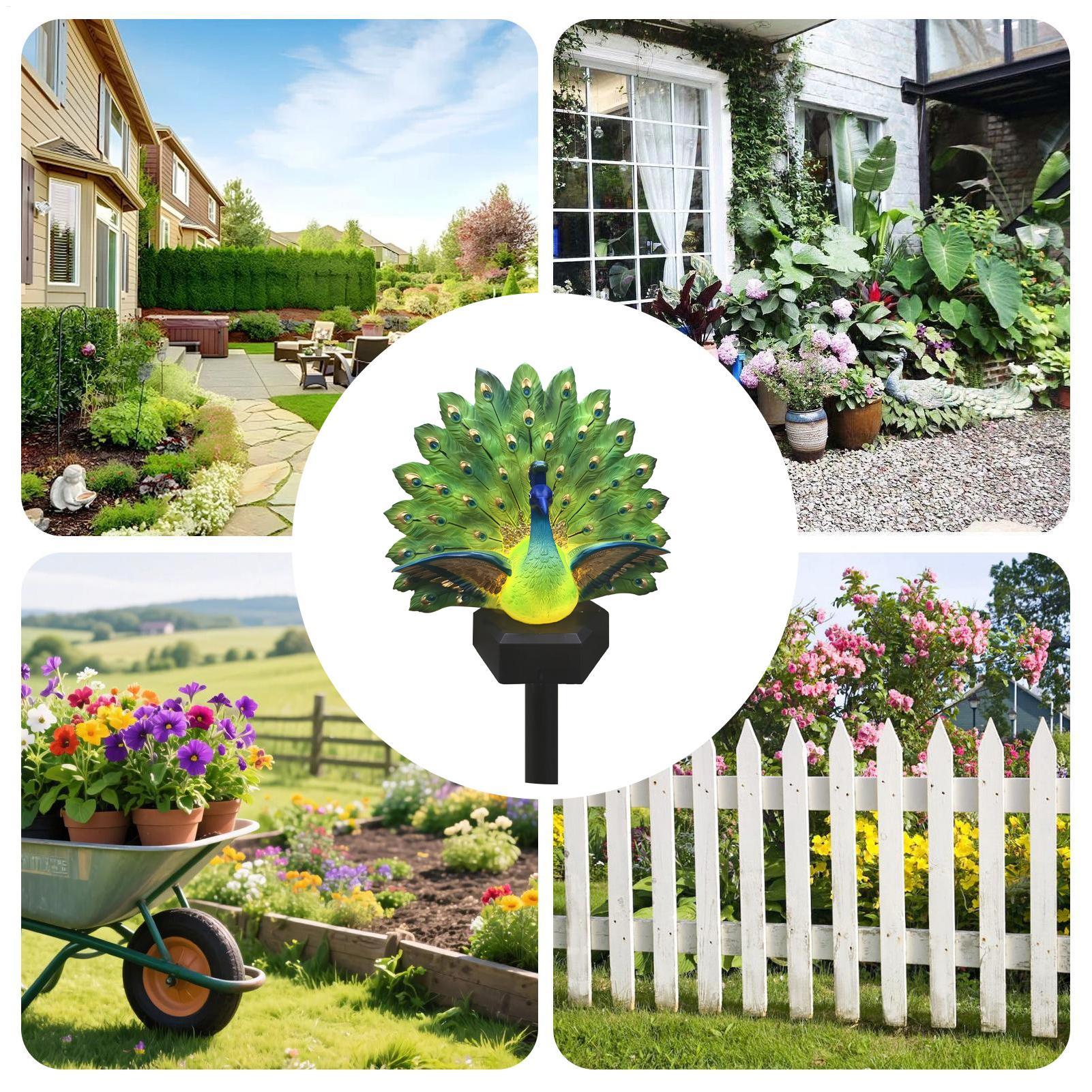 Solar Bird Garden Decor Solar  - Outdoor Yard Power Stake recension och pris