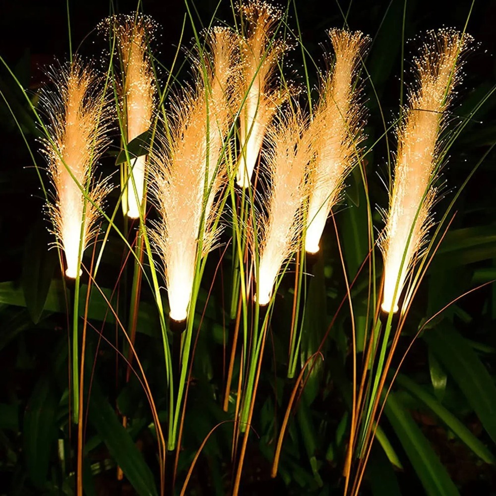 Solar Powered Reed Lights Outd - Outdoor Yard Power Stake recension och pris