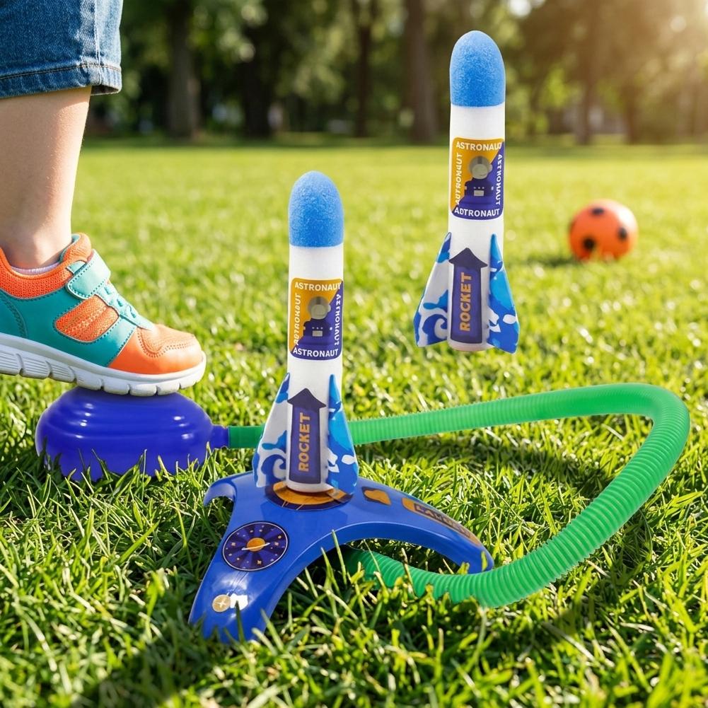 Air Rocket Foot Pump Launcher  - Outdoor Power And Pedal recension och pris
